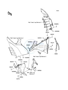 1400GTR_ABS ZG1400CCF FR GB XX (EU ME A(FRICA) drawing Cowling Lowers