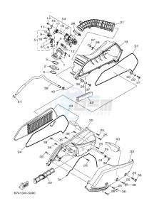 CZD300-A X-MAX 300 (BY31 BY31 BY31 BY31 BY31) drawing INTAKE