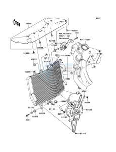 NINJA ZX-6RR ZX600-N1H FR GB XX (EU ME A(FRICA) drawing Radiator