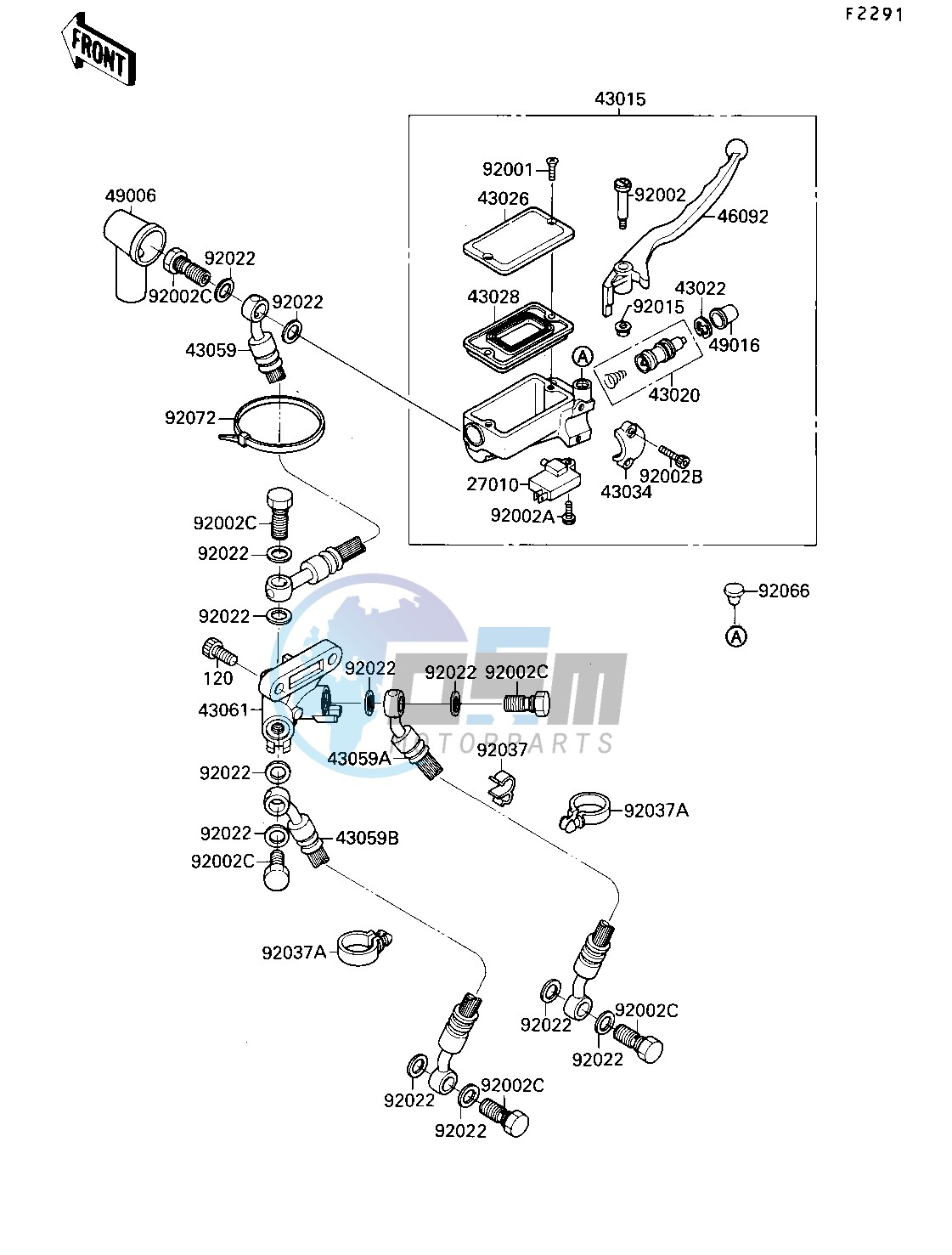 FRONT MASTER CYLINDER