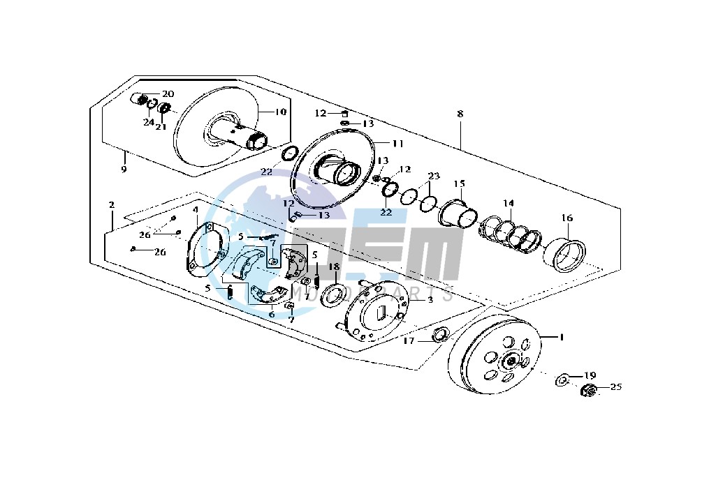 DRIVEN PULLEY