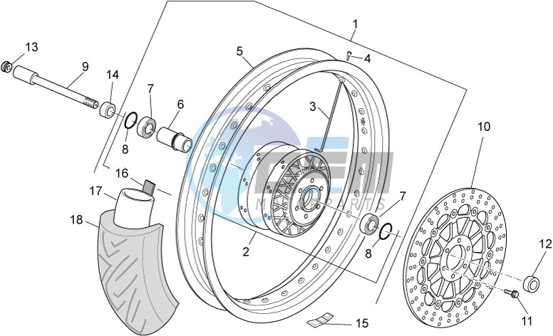 Front wheel