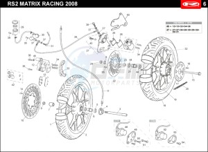 RS2-50-MATRIX-RACING-GREEN drawing WHEEL - BRAKES