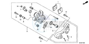 NSA700A9 Europe Direct - (ED / MME) drawing PARKING BRAKE CALIPER