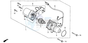 SH50 SH FIFTY drawing STARTING MOTOR