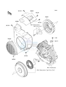 KAF 400 B [MULE 600] (B6F-B9F) B6F drawing COOLING