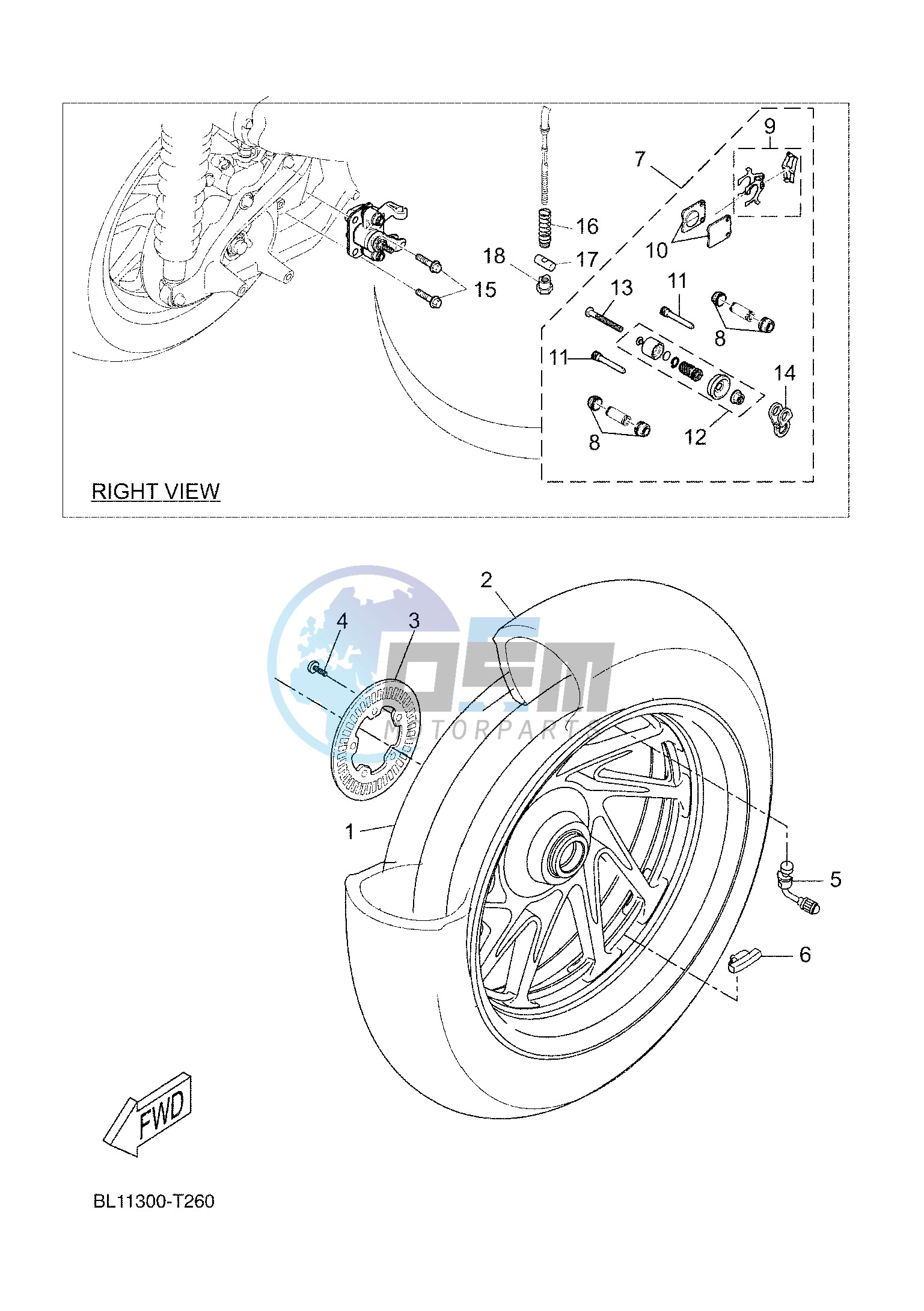 REAR WHEEL & BRAKE SYSTEM