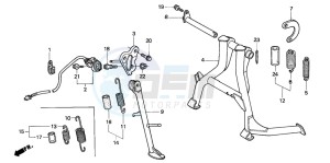 CBR600F2 drawing STAND