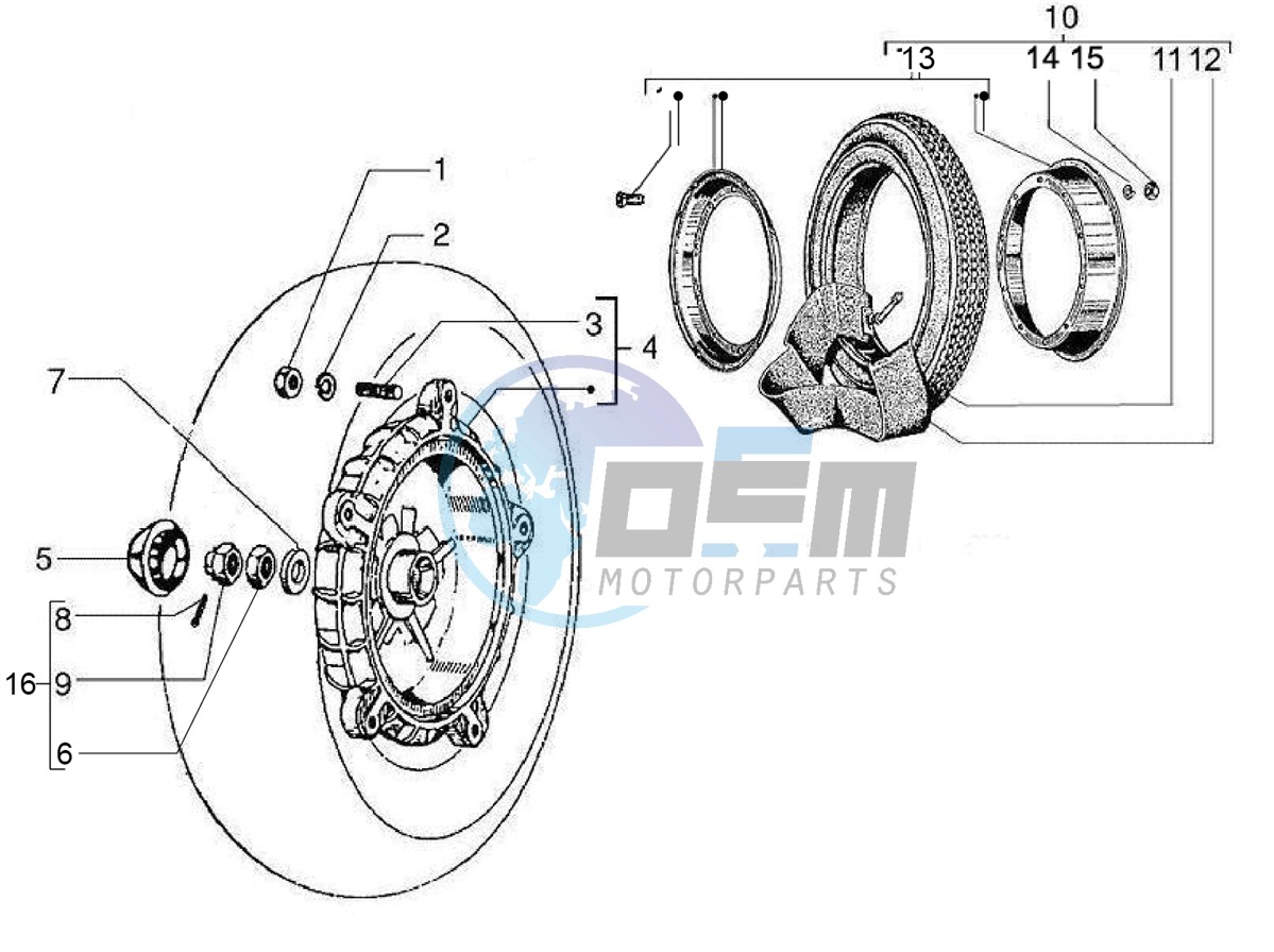 Rear wheel