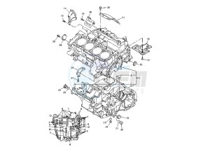 FJR 1300 drawing CRANKCASE