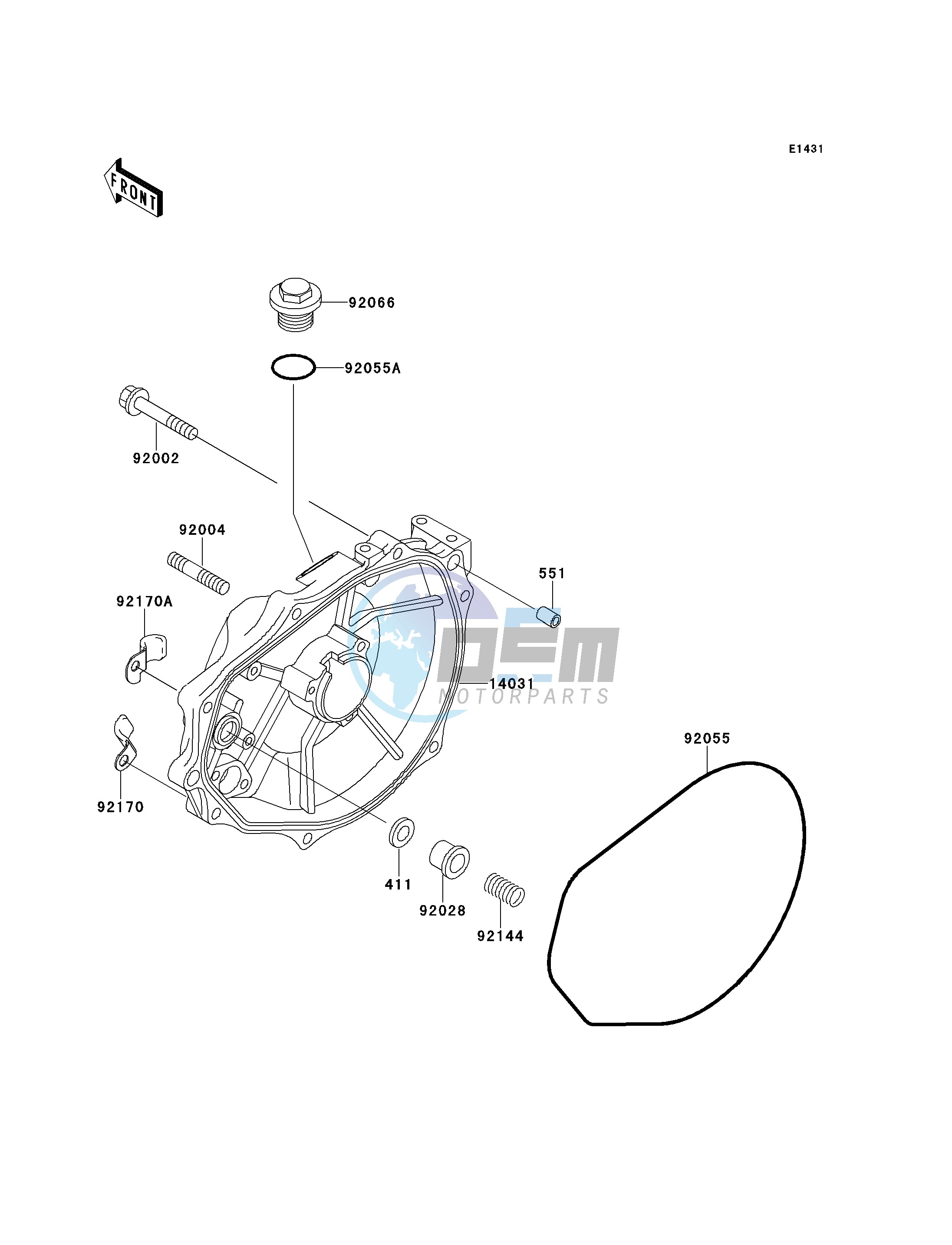 ENGINE COVER-- S- -