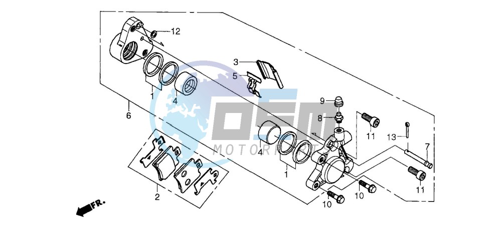 FRONT BRAKE CALIPER