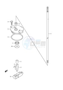 DF 250 drawing Clutch Rod