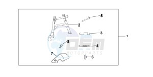 CBF1000 drawing MAIN STAND