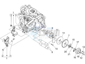 LX 150 4T ie E3 Vietnam drawing Rocking levers support unit