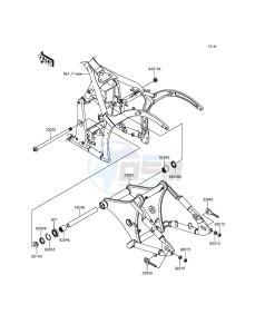 VULCAN 900 CUSTOM VN900CGF GB XX (EU ME A(FRICA) drawing Swingarm