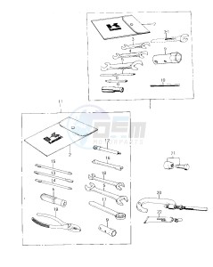 KM 100 A (A1 till A7) drawing OWNER TOOLS_SPECIAL SERVICE TOOLS