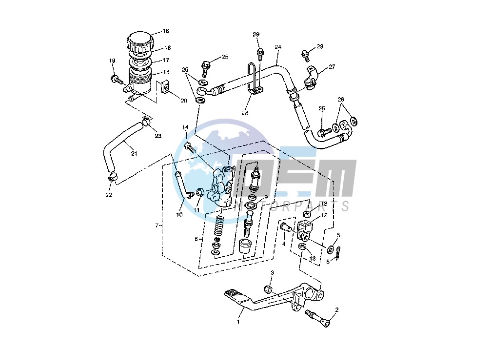 REAR MASTER CYLINDER