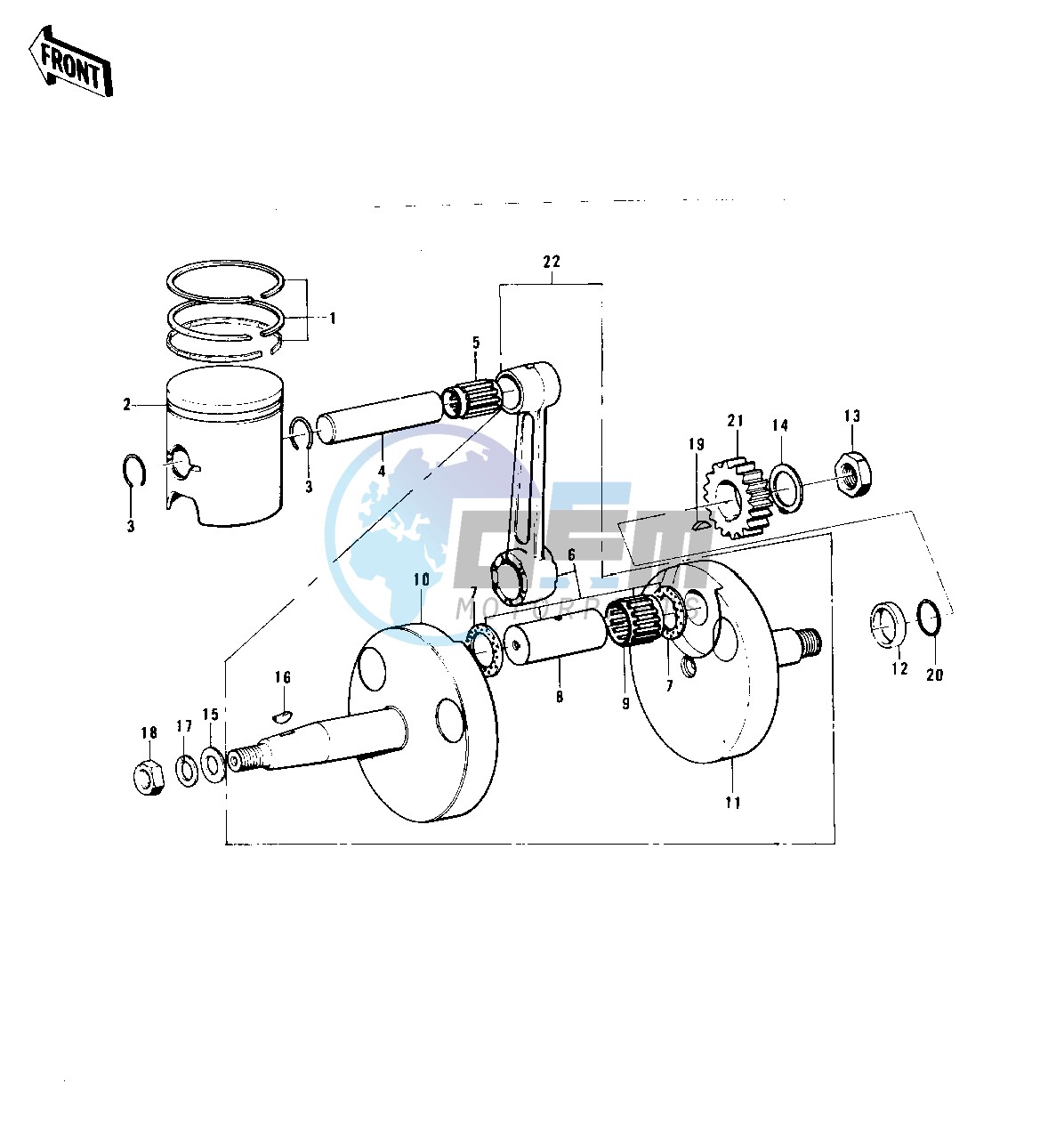 CRANKSHAFT_PISTON -- 74 KX 450- -