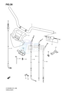 LT-Z400 (E19) drawing HANDLEBAR