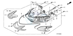 SH1259 France - (F / CMF 2F) drawing REAR COMBINATION LIGHT