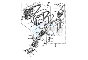 YBR 125 drawing INTAKE