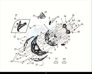 CRUISYM 125 (LV12W3-EU) (M2) drawing FR. COVER