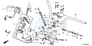 NC700XDC drawing HANDLE PIPE/ TOP BRIDGE