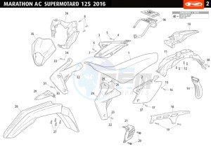 MARATHON-125-AC-SM-RED drawing PLASTICS - COVERS