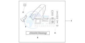 CBR1000RA9 Australia - (U / ABS SPC) drawing HUGGER PEARL SIREN BLUE