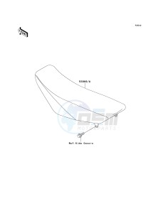 KX 100 A [KX100 MONSTER ENERGY] (A6F - A9FA) D8F drawing SEAT