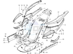 NRG 50 power DT drawing Side cover - Spoiler