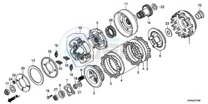 TRX420FPMB drawing CLUTCH