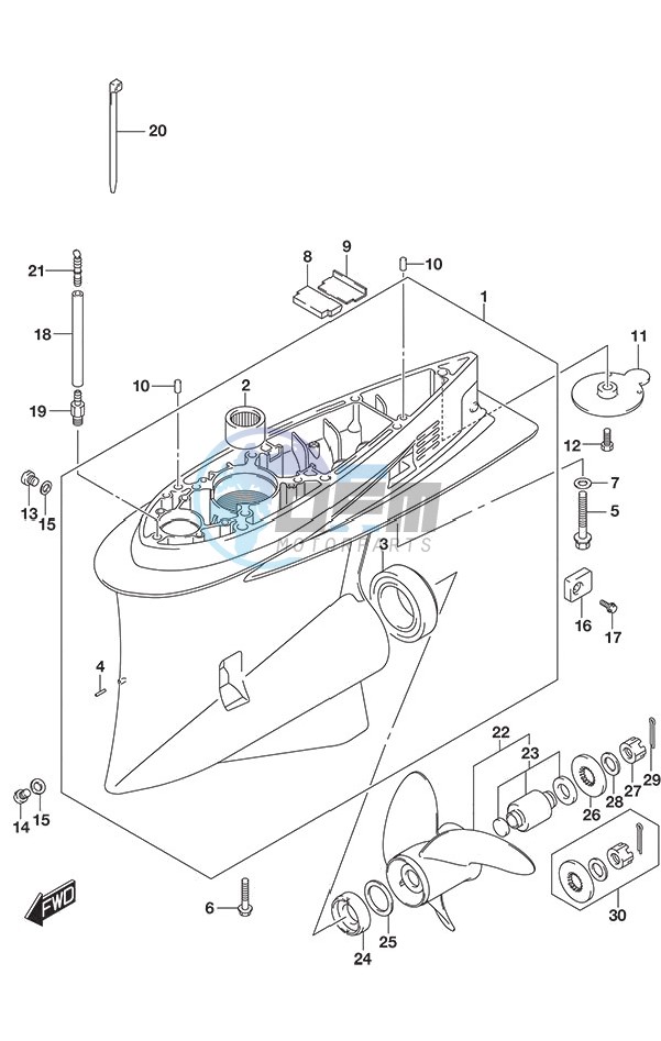 Gear Case SS Model