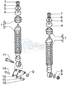 Hexagon 180 GTX drawing Rear Shock absorber