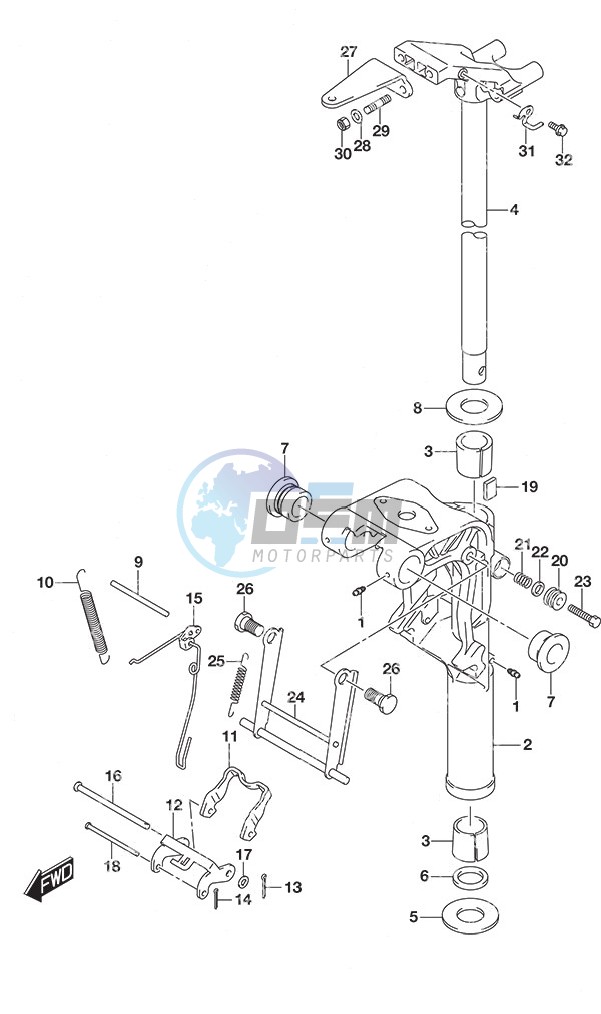 Swivel Bracket Remote Control