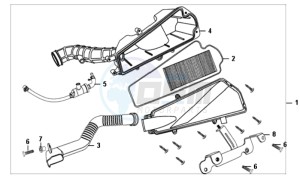 ALLO 50 45 KMH drawing AIRFILTER