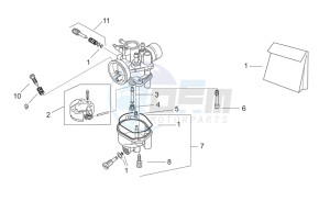 RS 50 drawing Carburettor II - SE-TS