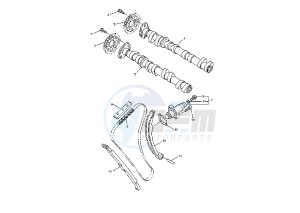 YZF R6 600 drawing CAMSHAFT – CHAIN