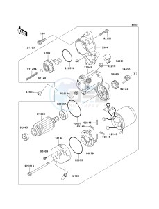 KAF 620 S [MULE 4010 TRANS4X4 HARDWOODS GREEN HD] (S9F-SAF) S9F drawing STARTER MOTOR--  - FD620DE485832- -