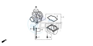 CR250R drawing CARBURETOR O.P. KIT (1)