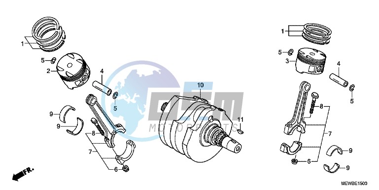 CRANKSHAFT/ PI STON