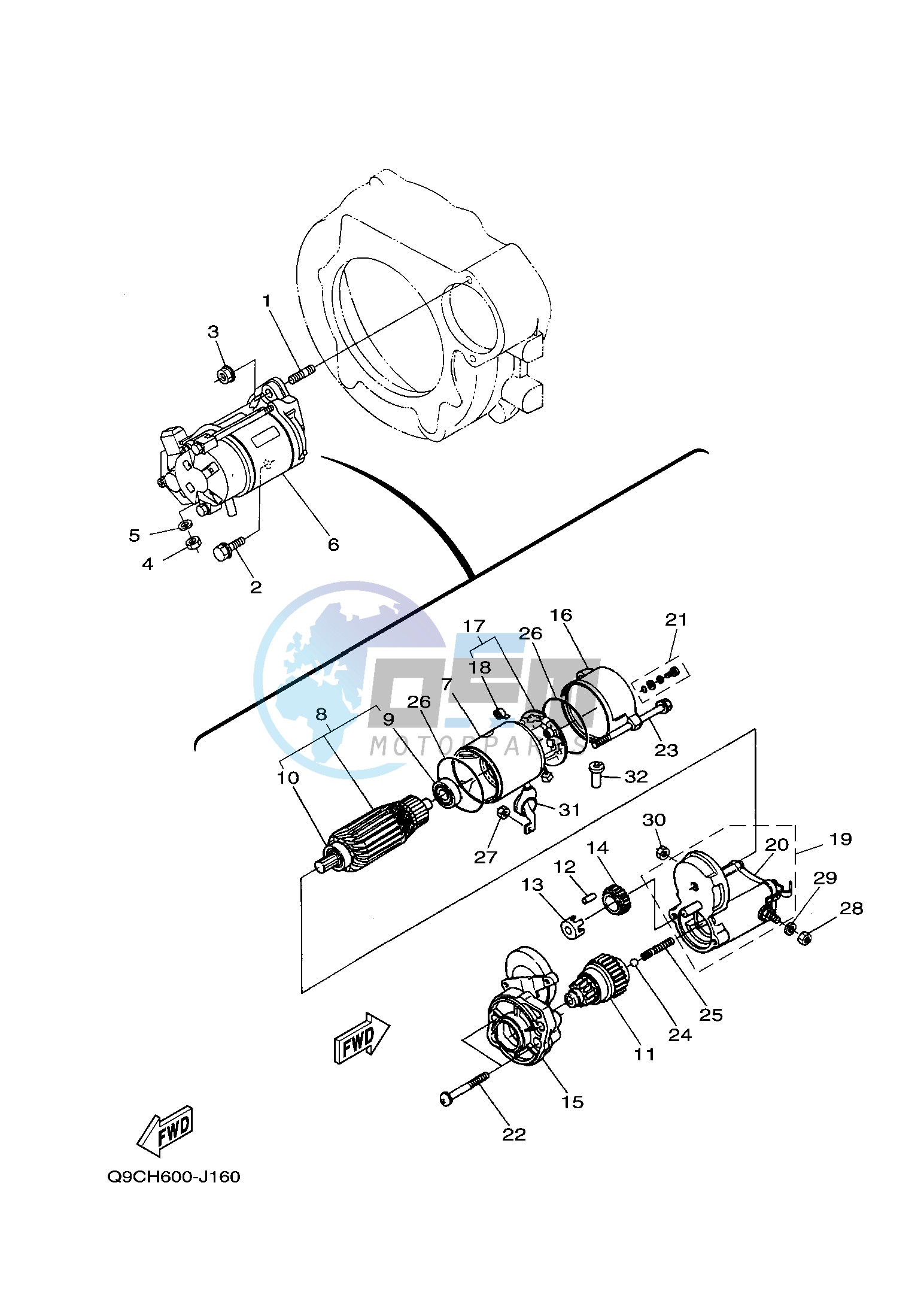 STARTING MOTOR