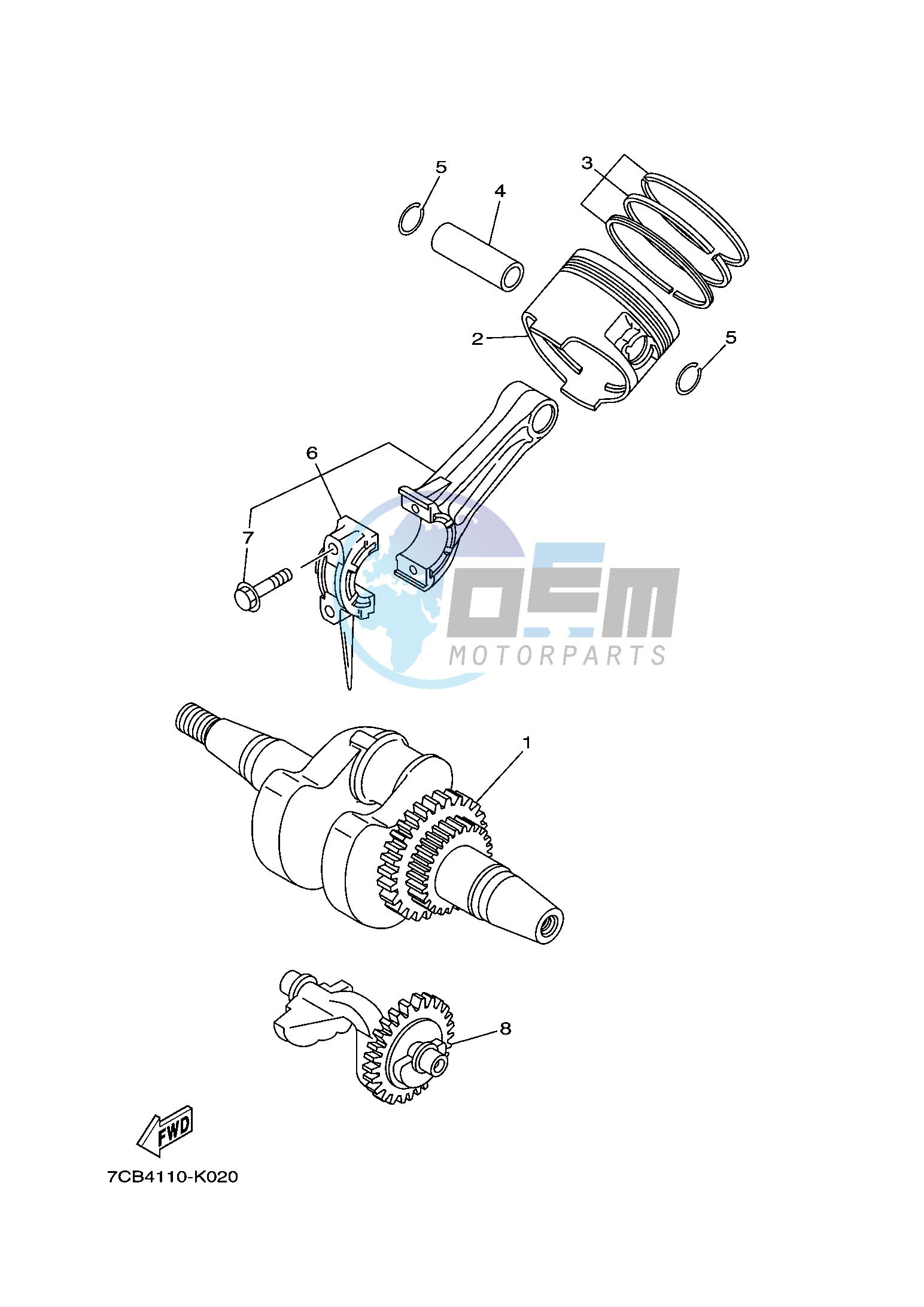 CRANKSHAFT & PISTON