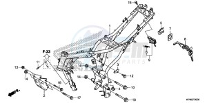 GLR1251WHH UK - (E) drawing FRAME BODY