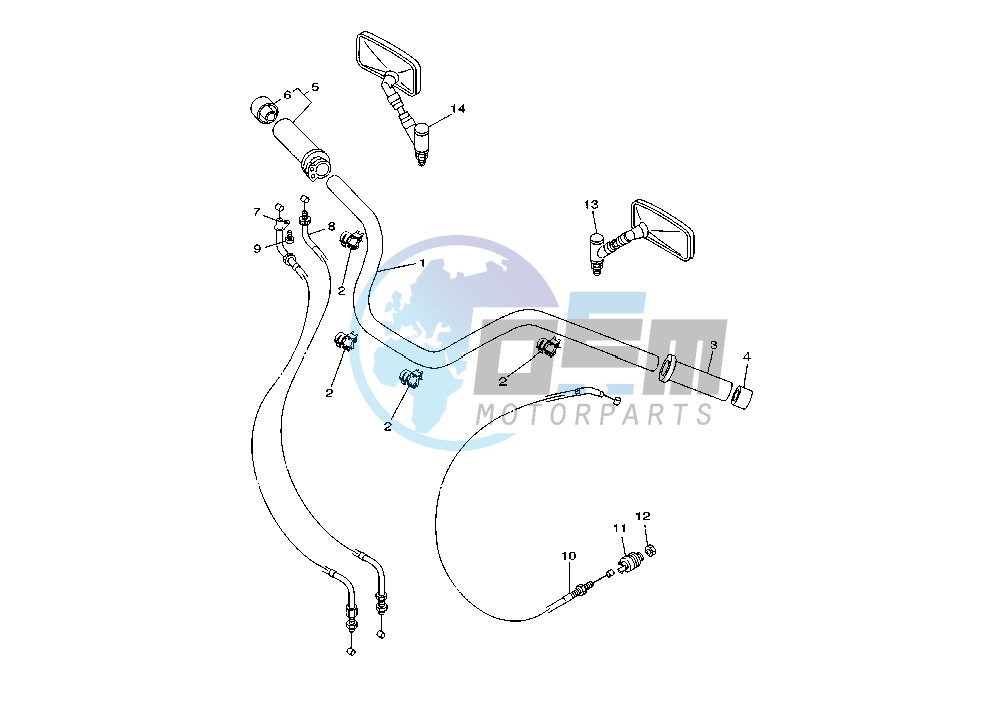 STEERING HANDLE -CABLE