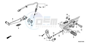 NC700SAC drawing PEDAL