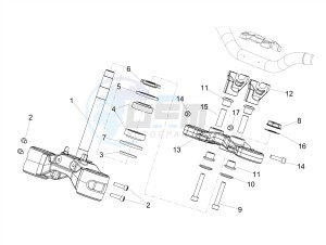 SHIVER 900 E4 ABS (EMEA, LATAM) drawing Steering