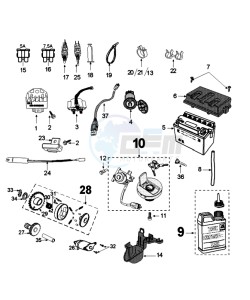 FIGHT 4 50 4T PURE drawing ELECTRIC PART