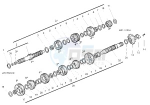 GRAND CANYON 900 drawing GEAR BOX